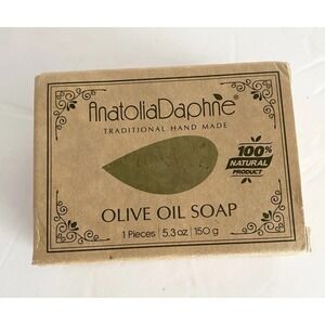 Anatolia‎ Daphne Olive Oil Soap Bar 5.3oz Traditional Handmade 100% Pure Natural